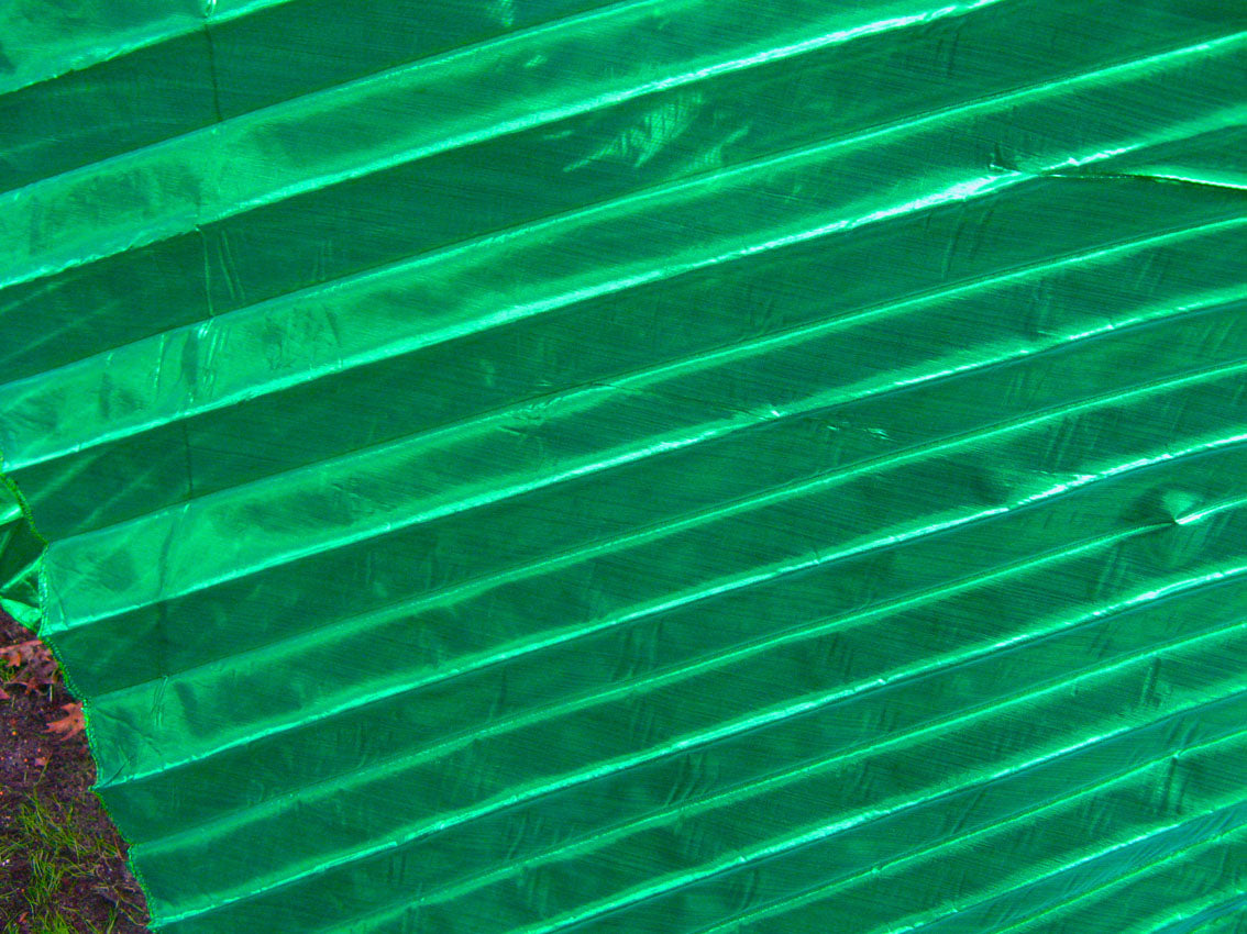 Isis Wings organza lamee in groen