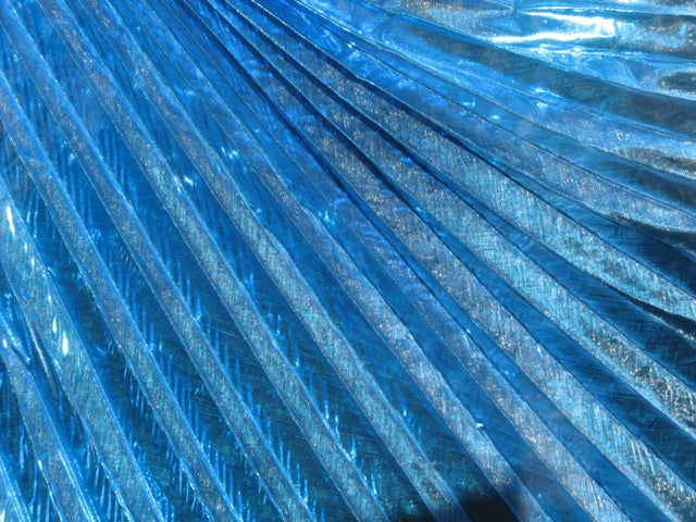 Isis Wings organza lamee in turquoise